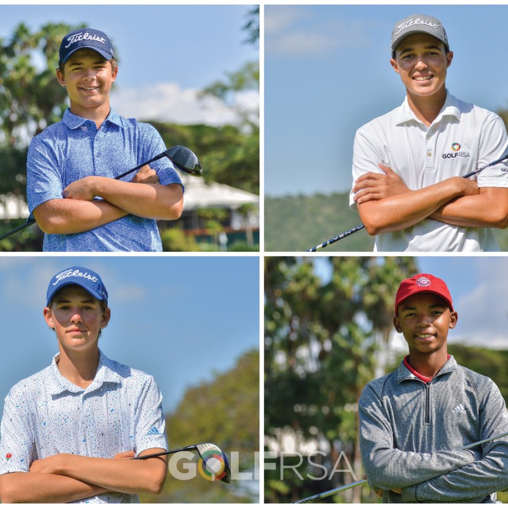 anko van der Merwe, Fabrizio de Abreu, Marno Lange and Johndre Ludick will fly the flag for GolfRSA in the 15th Reply Italian International Under-16 Championship