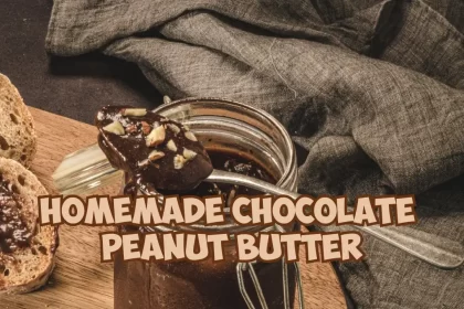 Homemade chocolate peanut butter